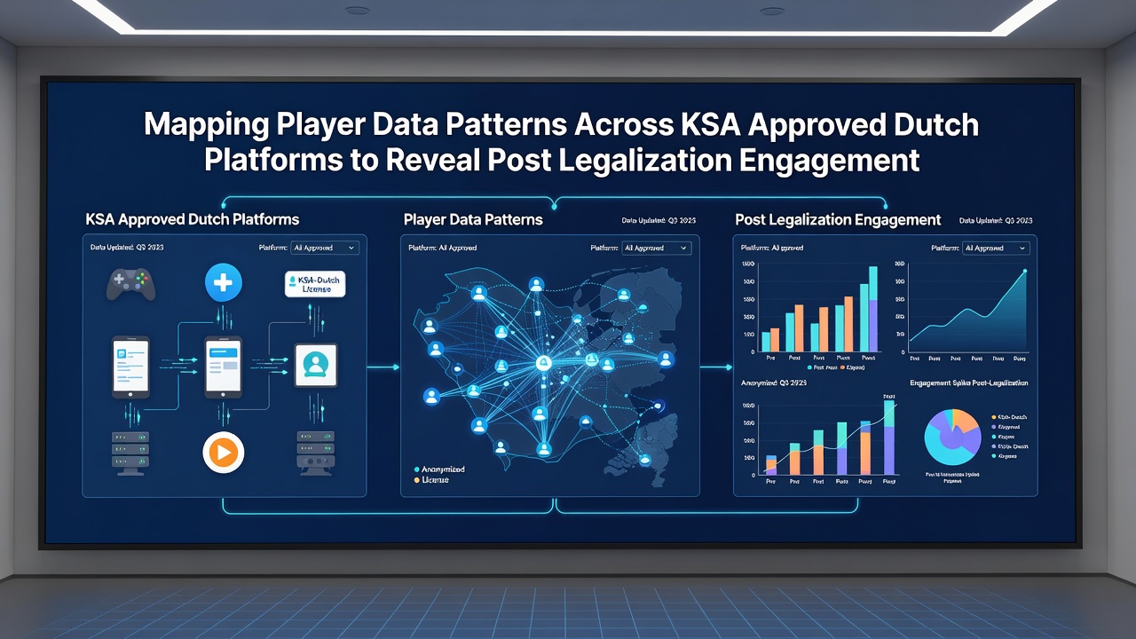 Analyse-Dashboard mit Trends im Spielerengagement auf KSA-Plattformen