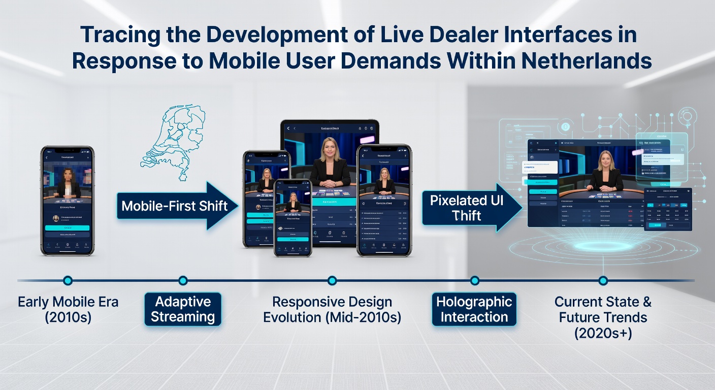 Mobile live dealer table interface with touch controls and real-time chat in a Dutch regulated casino environment
